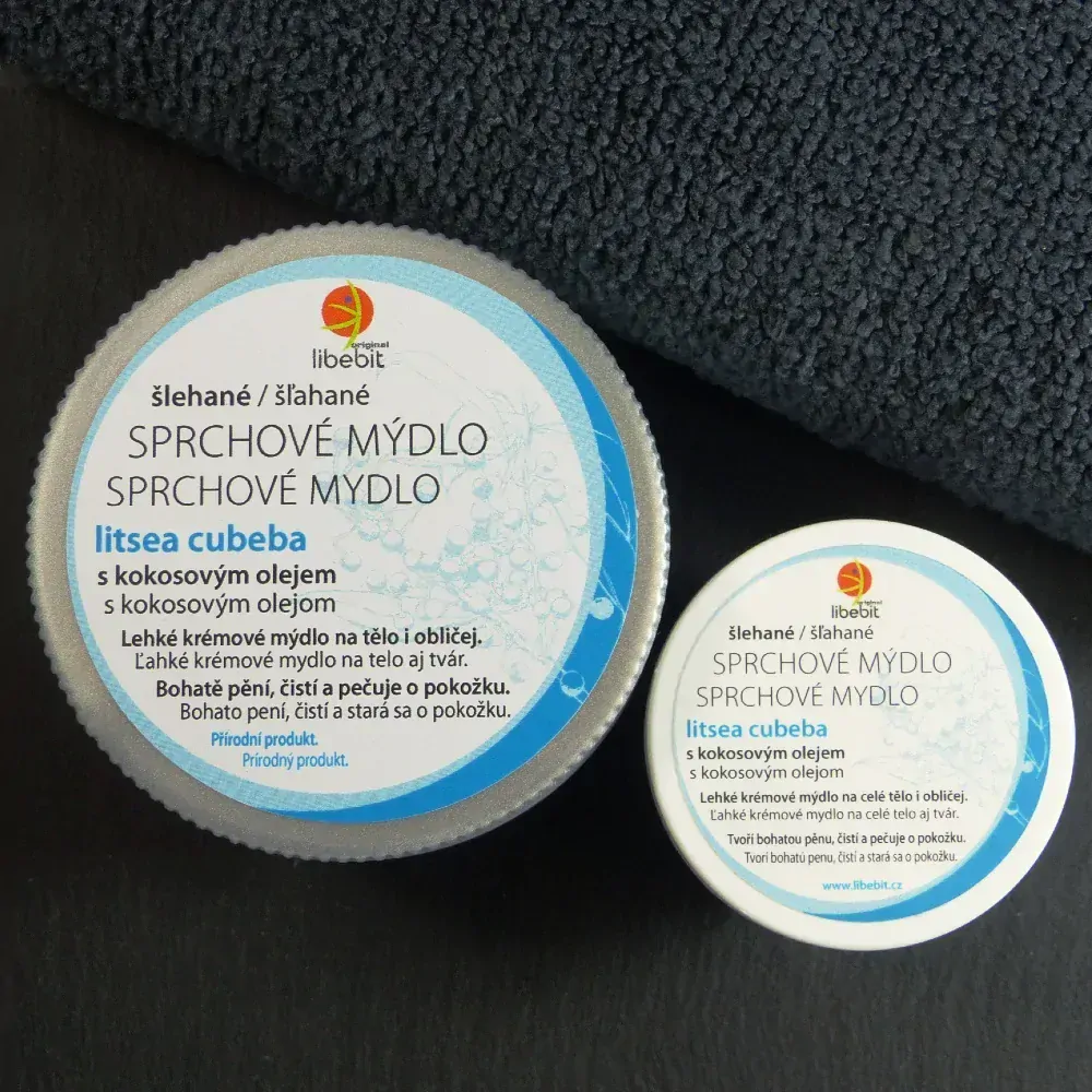 Šlehané mýdlo s kokosovým olejem litsea cubeba MINI Libebit